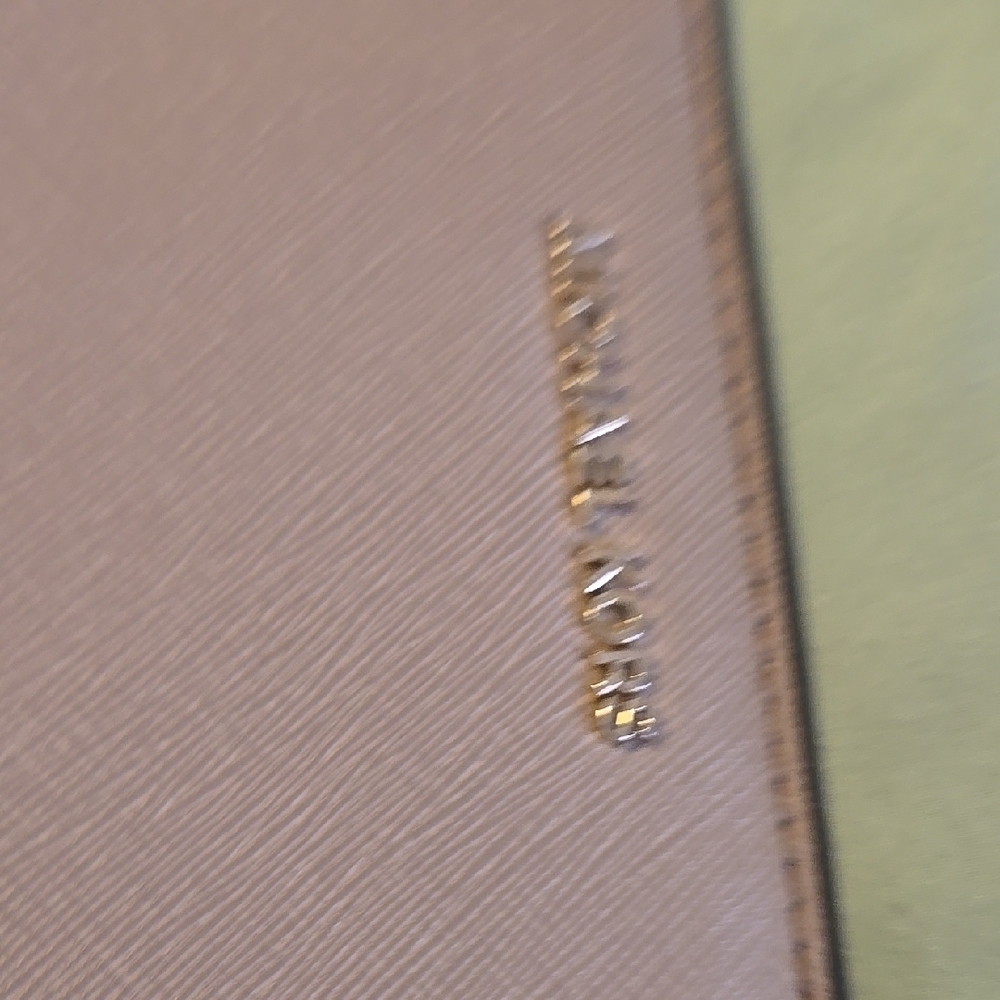 Michael Kors Gray Leather Wallet